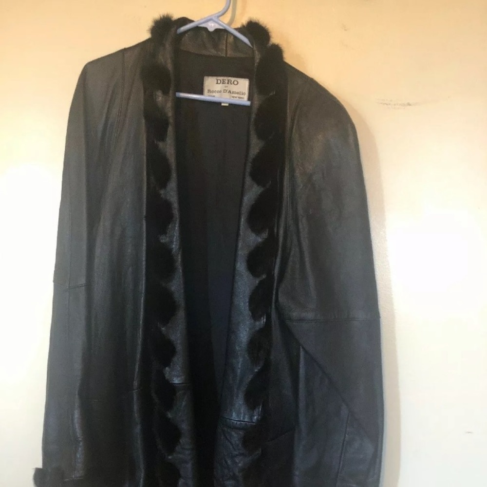 DERO BY ROCCO D’AMEILO LEATHER JACKET